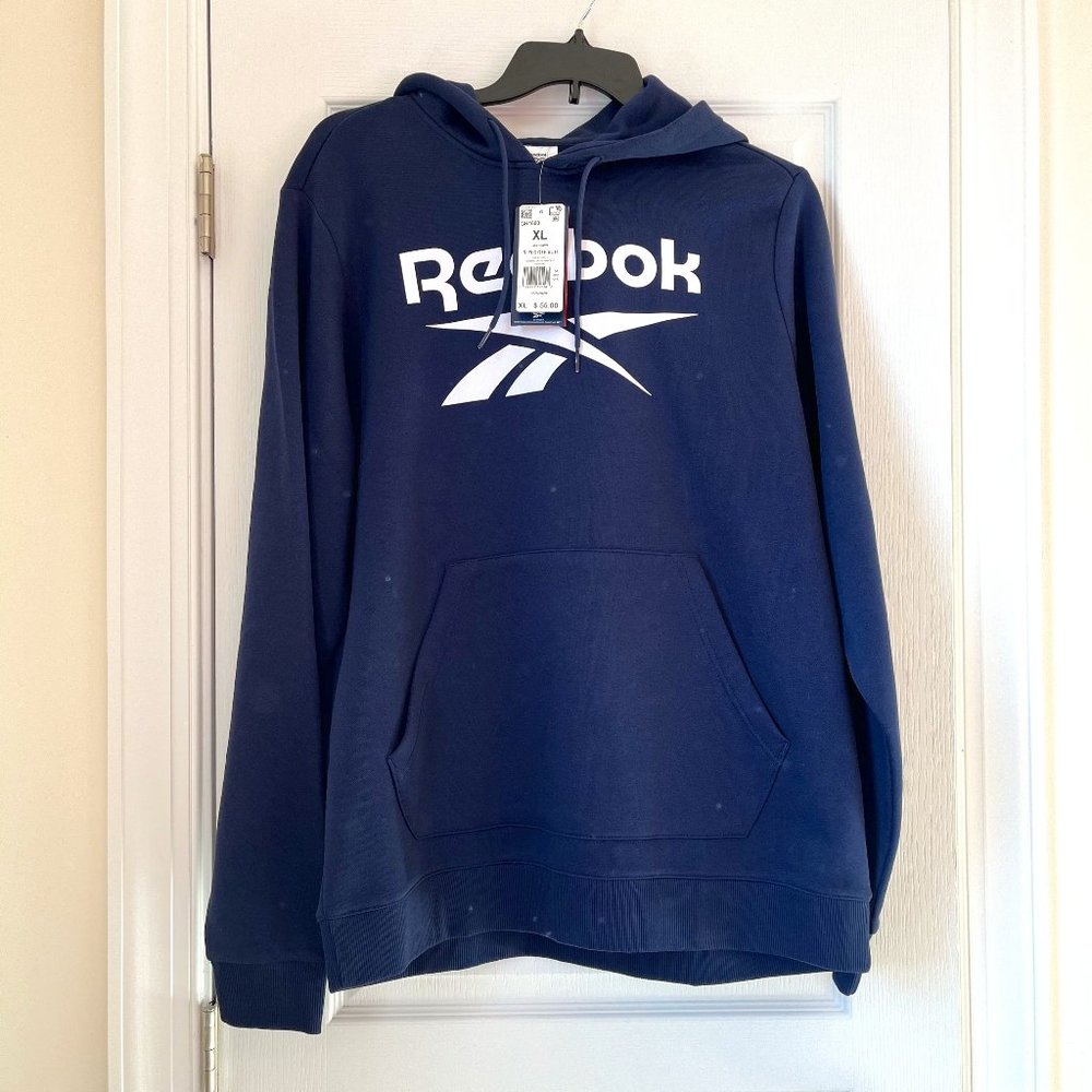 New Men's Reebok Sweatshirt Navy Size XL